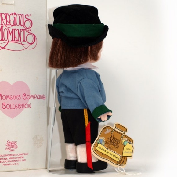 Precious Moments Doll Children Of The World Austria Ollie 1994 #1515 9” Figurine - Picture 6 of 6